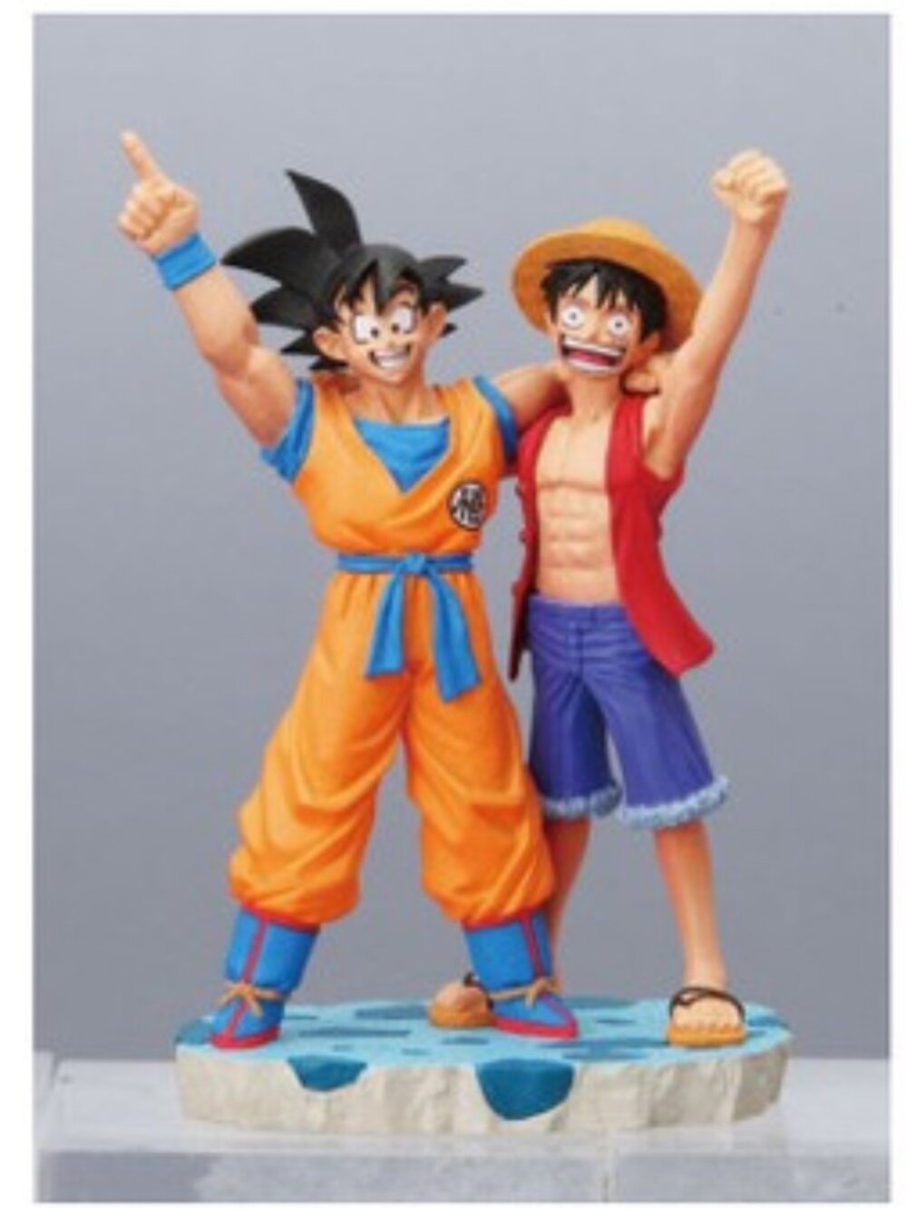 RARE VINTAGE DBZ x OP Figure Set